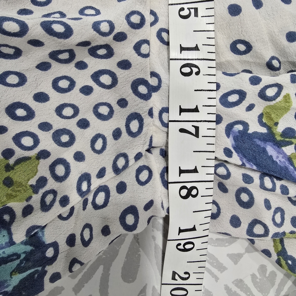 💙 Free People Paradise Jumpsuit – Blue & White – Size Large - Picture 14 of 15